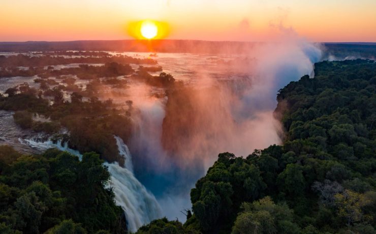 The-Victoria-Falls-at-sunrise-on-May-7-2020-scaled